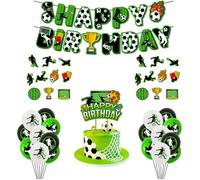 Lot de 40 décorations de football pour Décoration anniversaire pour garçon Décoration de football Fournitures