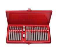 Lot de 40 douilles hexagonales multifonctions en acier au carbone avec marquage de taille - Étui portable pour usage domestique industriel - Ensemble d'embouts hexagonaux robustes en acier au carbone