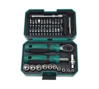 Lot de 40 embouts de tournevis en acier au chrome vanadium | Alliage d'acier de haute qualité, résistant à la rouille, performance durable, 40 embouts mixtes, qualité professionnelle
