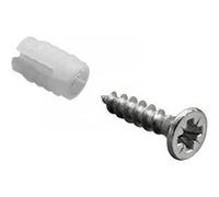 Lot de 40 manchons à expansion plastique brut HETTICH, l.12.5 mm G