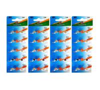 Lot de 40 Piles bouton plates Type AG1/G1 compatibles LR60 LR621 SR621W 364 1,5V - Visiodirect -