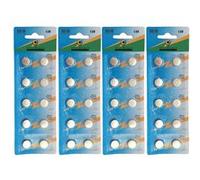 Lot de 40 Piles bouton plates type AG10 1,5V compatibles LR1130 / LR54 - Visiodirect - G
