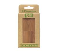 Lot de 40 plaquettes en bois de cèdre