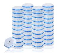 Lot de 40 recharges de brosse WC jetables - Compatible avec la plupart des brosses de toilette, têtes de brosse éponge faciles à nettoyer