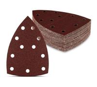 Lot de 40 Triangles de Ponçage Papier de Verre pour Bosch PSM 160 A/PSM 80 105 x 152 mm Grain P40/60/80/120/180
