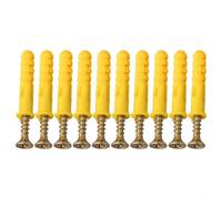Lot de 40 vis d'ancrage M6 x 30 mm pour cloison sèche | Taille M6 x 30 mm, lot de 40 pièces, brique de béton pour cloison sèche, forte puissance de maintien, facile à installer