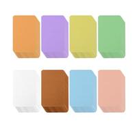 Lot de 400 cartes d'index vierges épaisses de 8,9 x 5,3 cm pour études, cartes de notes colorées double face pour art, croquis, écriture, enregistrement, fournitures de bureau à domicile
