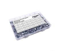 Lot de 400 condensateurs électrolytiques en aluminium SMD, 1uF-1000uF 6,3 V-50 V, 24 valeurs assorties pour réparation électronique en surface et projets de bricolage