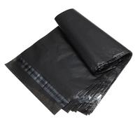 Lot de 400 enveloppes d'expédition noires - 35 x 45 cm - Sacs d'expédition en film avec bande adhésive - Sacs d'expédition opaques pour commerce en ligne, entrepôt