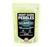 Lot de 400 galets lumineux colorés à énergie solaire pour jardin, extérieur, aquarium, étang, aménagement paysager, jardins, cours, chemins, terrasses et extérieur