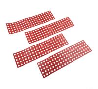 Lot de 400 joints en papier rouge pour isolateurs de batterie, diamètre extérieur 17 mm, diamètre intérieur 10 mm ID pour cellules protection contre les courts-circuits