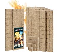 Lot De 400 Pièces Allume Feu Cube - Laine De Bois - 25 x 8 x 13 cm - Naturel - Allume Feu Barbecue - Cheminée Four Bois KOTARBAU