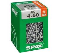 Lot de 400 vis acier tête fraisée torx SPAX, Diam.4 mm x L.50 mm G