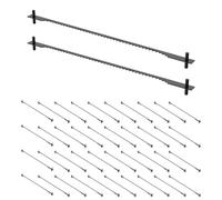 Lot de 42 lames de scie à chantourner - 76,2 mm - 18 dents - Lames de scie - Outil électrique - Accessoires pour bois, plastique