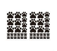 Lot de 44 stickers muraux en vinyle pour chiens et chats pour décorer les espaces de vie, les salles d'animaux domestiques ou les aires de jeux avec autocollants