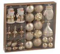 Lot de 45 Boules de Noël "Night" 30cm Beige & Écru Beige G