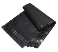 Lot de 450 pochettes d'expédition en plastique autocollantes | Pochettes d'expédition noires 350 x 450 mm avec fermeture autocollante | Sachets d'expédition opaques en plastique 35 x 45 cm pour vêteme
