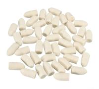 Lot de 47 roues de polissage en feutre de laine avec tiges de connexion de 3 x 35 mm compatibles avec les outils rotatifs standard pour le travail du métal, de la pierre et du verre