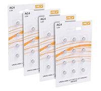Lot de 48 Piles AG4 1.5V, Pile Bouton au Lithium Alcaline, LR626, LR66, 177, GP77A, 377, SR626W, ST626SW