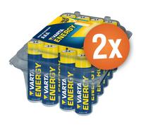 Lot de 48 piles alcalines AAA Varta High Energy 1,5V pour appareils haute consommation