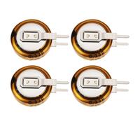 Lot de 4pcs Super Condensateurs 0,22 F 5,5 V Pas 5 Mm Capacité Bouton Convient pour Éclairage Camion et Outils Électriques