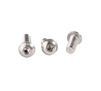 Lot de 5 à 100 vis à tête ronde à six pans creux en acier inoxydable A4-70 M3 M4 M5 M6 M8 M10 M12 316(8MM_100PCS M3)