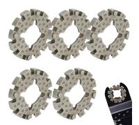 Lot de 5 adaptateurs pour lames de scie oscillantes, adaptateur d'outil universel multicutter robuste Compatible avec Fein MSxE365II pour outils électriques