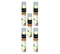 Lot de 5 Aérosols 750 ml désodorisant parfumant karité jasmin