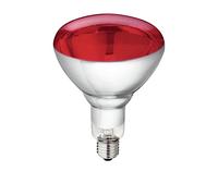 Lot de 5 Ampoule infrarouge en verre trempé PHILIPS 250 W Rouge e 27 Ampoule Lampe infrarouge Ampoule pour spot chauffant lumière rouge Lampe chauffante à infrarouge