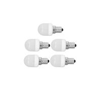 Lot de 5 ampoules LED E12 - 1 5W haute luminosité Lumière douce sans scintillement - Plafonniers et appliques murales - AC220V