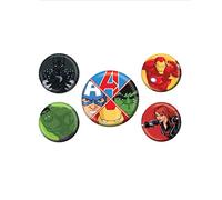 Lot de 5 badges Marvel Avengers (Avengers Assemble), Étain