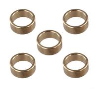 Lot de 5 bagues réductrices d'adaptateur d'arbre, bague intérieure de 2 cm en laiton extérieur de 2,5 cm, kit de matériel en métal doré, compatible avec les scies à béton TS400 TS420 TS700-TS800