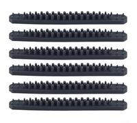 Lot de 5 balais d'essuie-glace en silicone pour imprimante 3D Kobra X - Brosse de nettoyage autocollante avec poils dégradés - Outil d'entretien d'extrudeuse résistant aux hautes températures