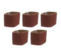Lot de 5 bandes abrasives 283 x 100 mm pour disques de polissage en caoutchouc, corindon, bande en tissu pour tirer et ébavurer et papier industriel durable en aluminium (grain 240)