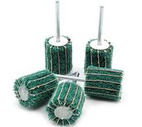 Lot de 5 bandes abrasives - Disques à lamelles - Grain 400 - Avec non-tissé - Pour outil multifonction Dremel Proxxon.