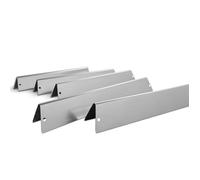 Lot de 5 barres Flavorizer en inox pour barbecue Weber Genesis série 300 jusqu'a 2010 (boutons sur le coté)