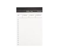 Lot de 5 bloc-notes en papier format de poche, 50 feuilles chacun, bloc-notes d'affaires pour la planification quotidienne, documentation de projet d'affaires, planificateur quotidien