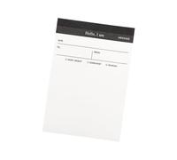 Lot de 5 bloc-notes en papier format de poche, 50 feuilles chacun, bloc-notes d'affaires pour la planification quotidienne, documentation de projet d'affaires, planificateur quotidien