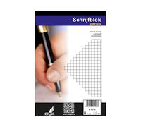 Lot de 5 bloc-notes Kangaro A5 quadrillé 5 mm 60 g 100 feuilles