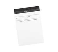 Lot de 5 blocs-notes professionnels format de poche 50 feuilles chacun pour le tri des tâches et la planification des dossiers glués
