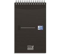 Lot de 5 blocs TASK MANAGER spirale Couvertures carte 140 pages ligné 12,5x20cm. Couvertures assorties G