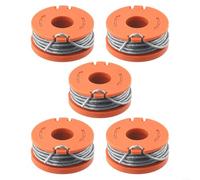 Lot de 5 bobines de rechange pour débroussailleuse 18 V et 36 V - Compatible avec les tâches de coupe et de coupe d'herbe