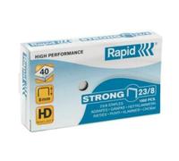 Lot de 5 Boîte de 1000 agrafes 23/8 Strong, acier galvanisé