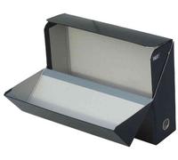 Lot de 5 Boîte transfert Ferilin FAST, dos de 9 cm, en carton rigide recouvert de papier toilé bleu foncé