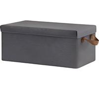 Lot de 5 boîtes de rangement - 27 L - Boîtes en tissu pliables avec couvercle & poignée - Pour les vêtements, la literie & les jouets