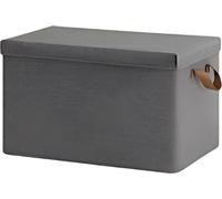 Lot de 5 boîtes de rangement - 36 L - Boîtes en tissu pliables avec couvercle & poignée - Pour les vêtements, la literie & les jouets