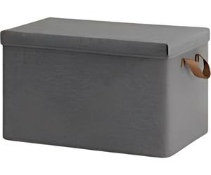 Lot de 5 boîtes de rangement - 36 L - Boîtes en tissu pliables avec couvercle & poignée - Pour les vêtements, la literie & les jouets