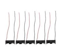 Lot de 5 boîtes de rangement pour piles 12V A23 (1,23A) avec clip et fil.