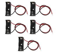 Lot de 5 boîtiers de support de batterie 12 V A23L 23 A en plastique avec câbles métalliques Convient pour 1 pile A23 8LR932 MN21 V23GA LR23