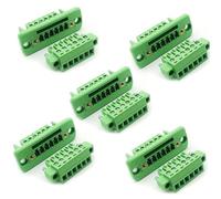 Lot de 5 bornes à vis à 6 broches de 3,81 mm - Type Phoenix - 8 A 300 V - 16-28 AWG